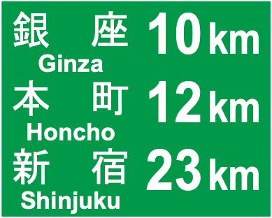 106-C 方面及び距離