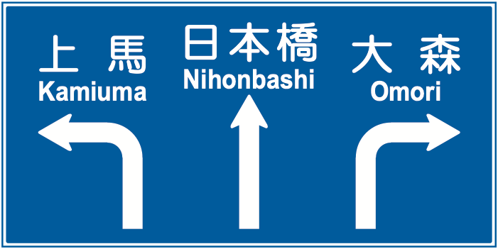 108の2-B 方面及び方向